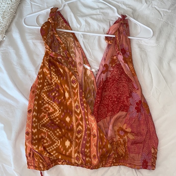 NWOT Free People Tied To You Tank - Lemonade Combo- size Small - Picture 7 of 9